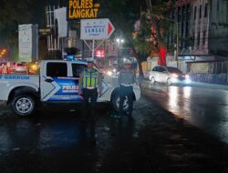 Sat Lantas Polres Langkat Gelar Patroli Blue Light, Pastikan Arus Lalu Lintas Aman dan Lancar