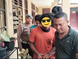 Polsekta kotapinang Amankan seorang pria pelaku pencurian dan penyanderaan.