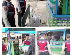 UMKM Kian Tenang, Sat Samapta Polres Labusel Hadir Berikan Rasa Aman di Jantung Kota