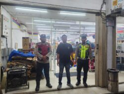 Antisipasi Geng Motor dan Begal, Patroli Malam Polsek Sei Kanan Berikan Rasa Aman Bagi Warga