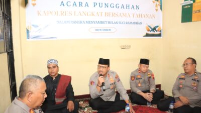 Sambut Ramadhan 1447 H, Kapolres Langkat Tekankan Nilai Kemanusiaan Melalui Tradisi Punggahan