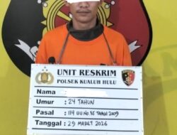 Tim Opsnal Polsek Kualuh Hulu Amankan Seorang Pria Terkait Penyalahgunaan Narkotika