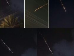 Di hebohkan Benda Bercahaya di langit Pada Malam Hari Ini,Warga Provinsi Riau Heboh Meteor Melintas di Langit 