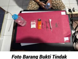 Polsek Penipahan Berasihl Unkap Kasus Narkotika Jenis Sabu, Dua Tersangka Diamankan 