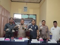 Kapolres Rohil Pimpin Press Release Pengukapan Kasus Narkoba Di Panipahan, Pemda Dukung Penuh Pemberantasan 