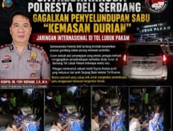 Polresta Deli Serdang Amankan Puluhan Kg Sabu & Ribuan Ekstasi – 3 Pelaku Sindikat Internasional Diringkus   
