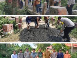Polres Labusel Rehabilitasi Jembatan Merah Putih Presisi di Parimburan dalam 7 Hari, Akses warga berfungsi kembali