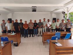 Kapolsek Kampung Rakyat Gelar Rapat Koordinasi Dengan Perusahaan Terkait Maraknya Pencurian Berondolan Sawit