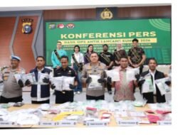 Polda Riau Komitmen Perang Lawan Narkoba, 557 Tersangka Diamankan dalam Operasi Antik LK 2026