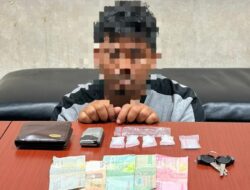 Polsek Bangko Amankan Terduga Pelaku Penyalahgunaan Narkotika Jenis Sabu, Sita Barang Bukti Seberat 10 Gram