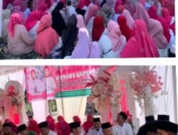 Penuh Hikmah, Bupati dan Wabup Sergai Hadiri Pengajian Majelis Ta’lim Muslimah “DAMBAAN” di Desa Nagur