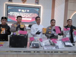 Polres Rokan Hilir Gelar Konferesi Pers Ungkap Kasus Ops Antik Lacang Kuning 2026 Dan Kasus Narkoba Bulan Mei 2026