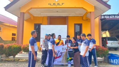 Sambut Hari Bhayangkara ke-80, Polsek Torgamba Gelar Aksi Bersih-Bersih Serentak di 10 Rumah Ibadah