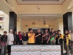 Semangat Bhayangkara Ke-80, Polres Rohil Pererat Kebersamaan Melalui Olahraga Bersama dan Bakti Sosial