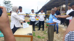 Ayah Tega Bakar Anak Kandung Saat Tertidur, Polisi Gelar Rekonstruksi Kasus di Polres Labusel