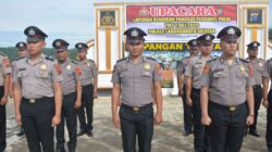 62 Personel Polres Labusel Naik Pangkat, Kapolres : Jadikan Amanah untuk Melayani Masyarakat Lebih Baik