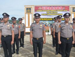 62 Personel Polres Labusel Naik Pangkat, Kapolres : Jadikan Amanah untuk Melayani Masyarakat Lebih Baik