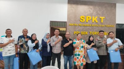 Apresiasi Dedikasi dan Prestasi, Polsek Torgamba Gelar Syukuran Kenaikan Pangkat serta Penyerahan Reward