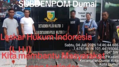 Mengaku Oknum OKP dan Laskar Hukum Indonesia dari Batin solapan, di duga Adu domba sesama TNI
