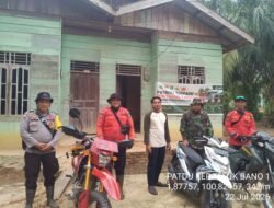 Patroli Gabungan Karhutla di Teluk Bano  Polsek Bangko Pusako Sebarkan Maklumat Kapolda Riau