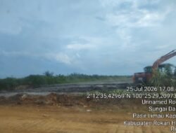 Aktivitas Excavator di Kepenghuluan Sei Daun Disorot, Diduga Langgar Standart Operasional Prosedur