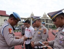 TINGKATKAN DISIPLIN DAN PROFESIONALISME, SUBBID PROVOS BIDPROPAM POLDA RIAU LAKSANAKAN GAKTIBLIN DI POLRES ROHIL