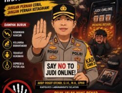 Ajak Masyarakat untuk katakan “Tidak”, Polres Labuhanbatu Selatan Gencarkan Edukasi Bahaya Judi Online