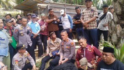 Kapolres Padang Lawas Utara Pimpin Pengamanan Kegiatan KPTAM, Imbau Kedua Pihak Hindari Konflik