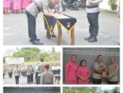 Polres Labusel Gelar Upacara Sertijab Kasat Resnarkoba, Kapolres Tekankan Semangat Baru Perangi Narkoba