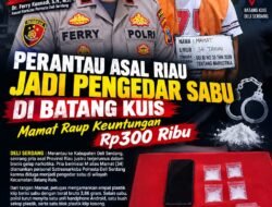 Perantau Asal Riau Jadi Pengedar Sabu di Batang Kuis, Mamat Raup Keuntungan Rp300 Ribu