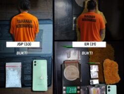 Komitmen Perangi Narkoba, Satresnarkoba Polres Binjai Tangkap Dua Pengedar Dan Amankan Bar