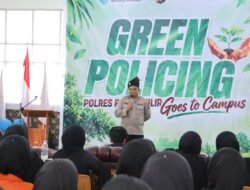 Police Go to Kampus di Kampus ITR, Polres Rohil Edukasi Green Policing dan Simulasi Karhutla