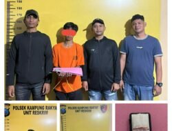 Polsek Kampung Rakyat Amankan Pemuda di Perkebunan Sawit di Teluk Panji, Barang bukti 1,95 Gram Sabu