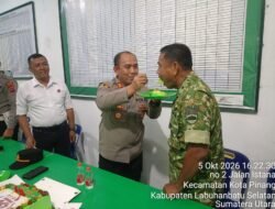 Sinergitas Tanpa Batas, Polres Labuhanbatu Selatan Beri Kejutan Spesial di HUT TNI Ke-81