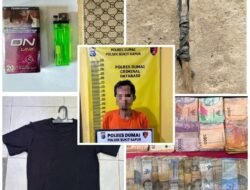 Polsek Bukit Kapur Ungkap Kasus Pencurian di Toko Buku, Residivis Diamankan
