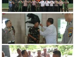 Perkuat Sinergitas TNI-Polri, Polresta Deli Serdang Beri Surprise HUT Ke-81 TNI