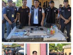Gerebek Sarang Narkoba, Polresta Deli Serdang Bersama BNNK Berhasil Amankan seorang Bandar dan Lima Pria Positif Sabu