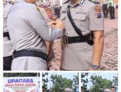 Kapolres Langkat pimpin sertijab Kasat Reskrim, Kasat Narkoba dan Kapolsek