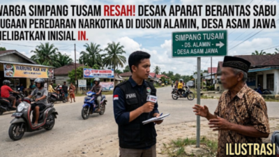 ​Warga Simpang Tusam Desa Asam Jawa Resah, Desak Aparat Berantas Peredaran Diduga Narkotika Jenis Sabu